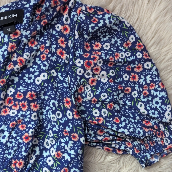 EUC Yumi Kim Lucky You Jumpsuit in Blossom Navy - Picture 7 of 15